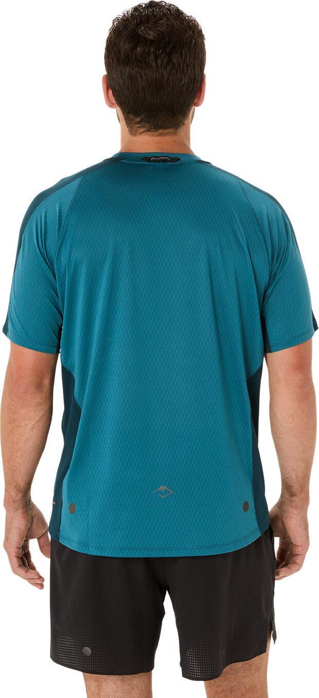 T-Shirt Running Asics Fujitrail Elite Bleu Homme 3/7