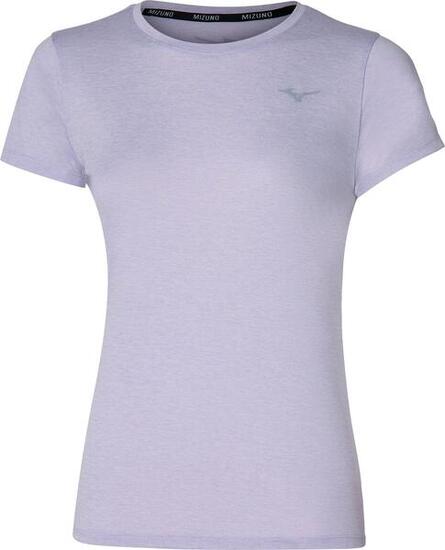 T-Shirt Running Mizuno Impulse Core Violet Femme