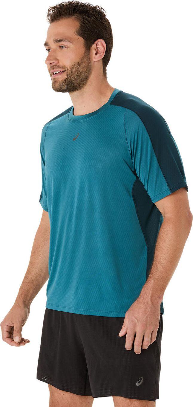 T-Shirt Running Asics Fujitrail Elite Bleu Homme 2/7