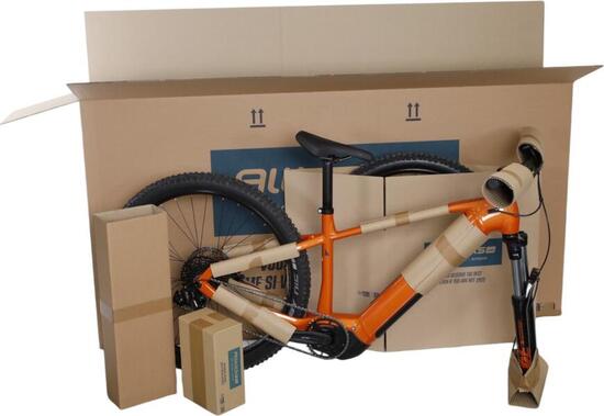 Kit completo di cartoni XL per la spedizione di biciclette