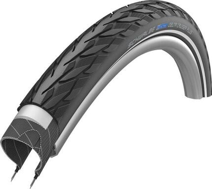 SCHWALBE Pneu Extérieur Delta Cruiser Plus 20 X 1.75 Noir Reflexion