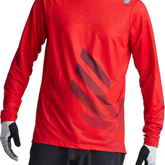 Troy Lee Designs Skyline Long Sleeve Jersey Sram Eagle One Red