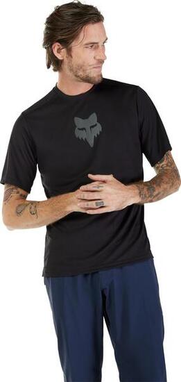 Maillot Manches Courtes Homme Fox Ranger Fox Head Noir
