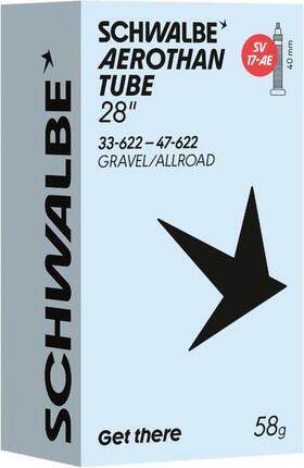 Leichter Schwalbe Aerothan Gravel/Allroad-Schlauch, Schwalbe SV17AE, 700 mm, Pre