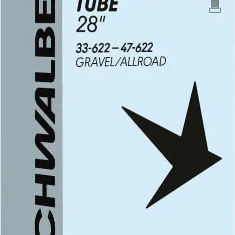 Schwalbe Aerothan Lightweight Inner Tube for Gravel/All-Road Bikes, Schwalbe Cli