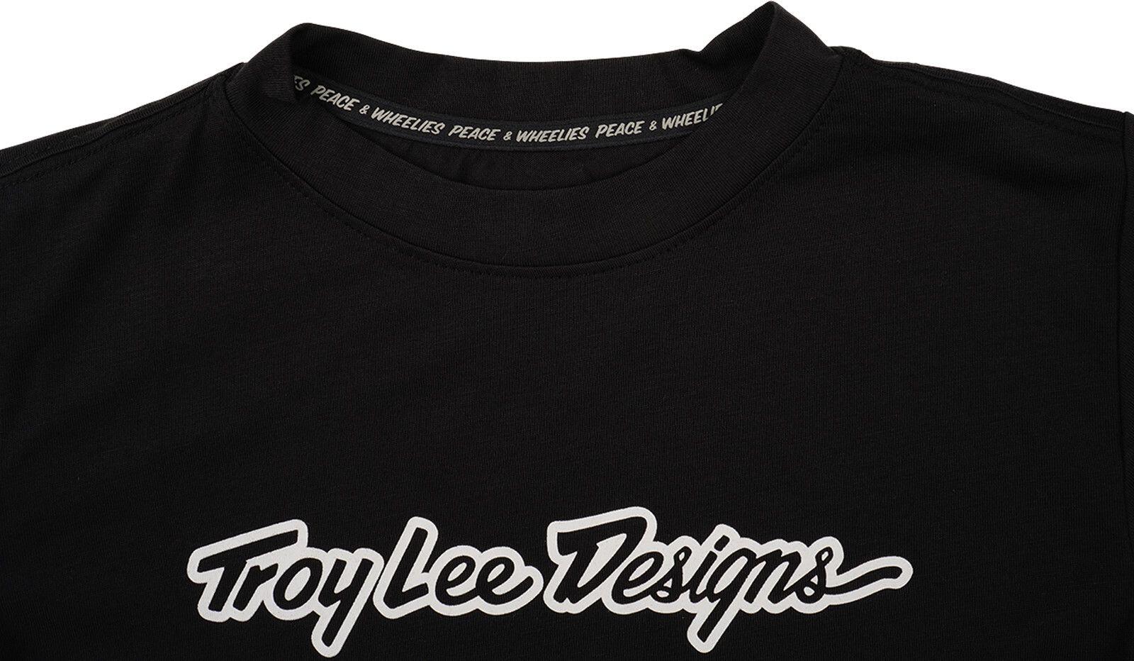 T-Shirt technique Enfant TROY LEE Signature Black 5/6