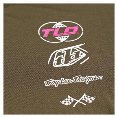 T-shirt tech manches longues TROY LEE Skyline Ride Worldwide Caper 7/7