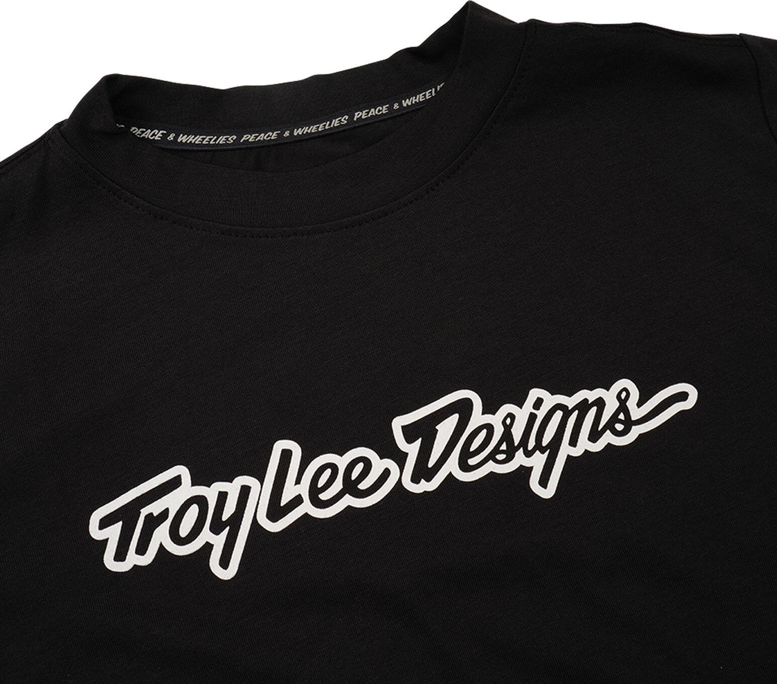 T-Shirt technique Enfant TROY LEE Signature Black 4/6