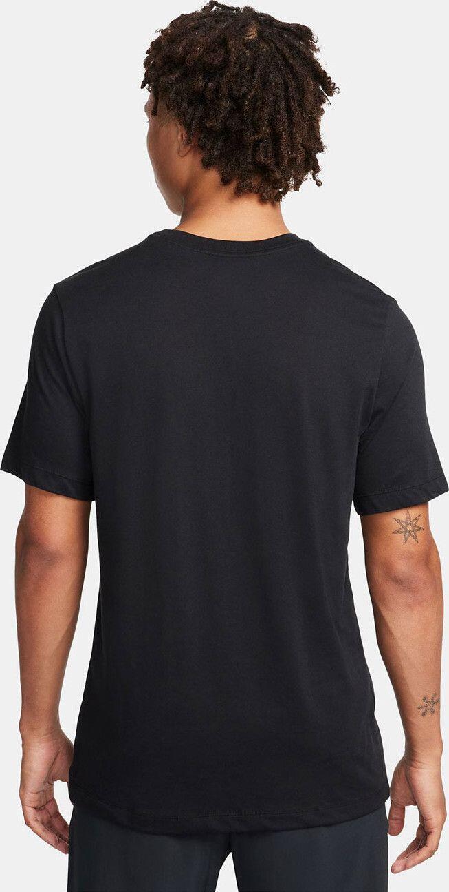 T-Shirt Running Nike Dri-Fit Trail logo Noir Homme 2/4