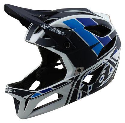 Fullface-Helm Troy Lee Designs Stage Mips Blau/Weiß 7/7