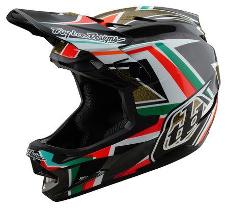 Casque TROY LEE D4 Carbon Black/Gold 7/7
