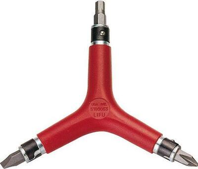 ICE TOOLZ 74A1 Star key 6 functions Allen 3/4/5/6 Philips/Flat screwdriver
