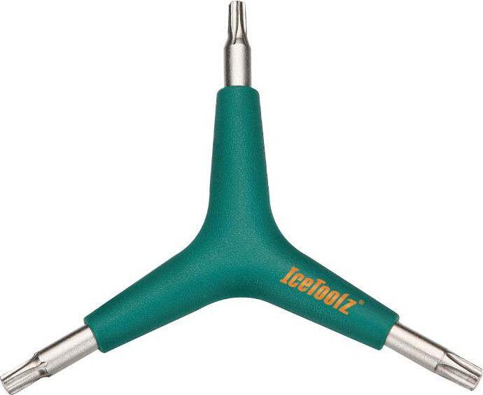 Clé Torx en étoile. T25. T30 et T40 IceToolz 70T2 1/1