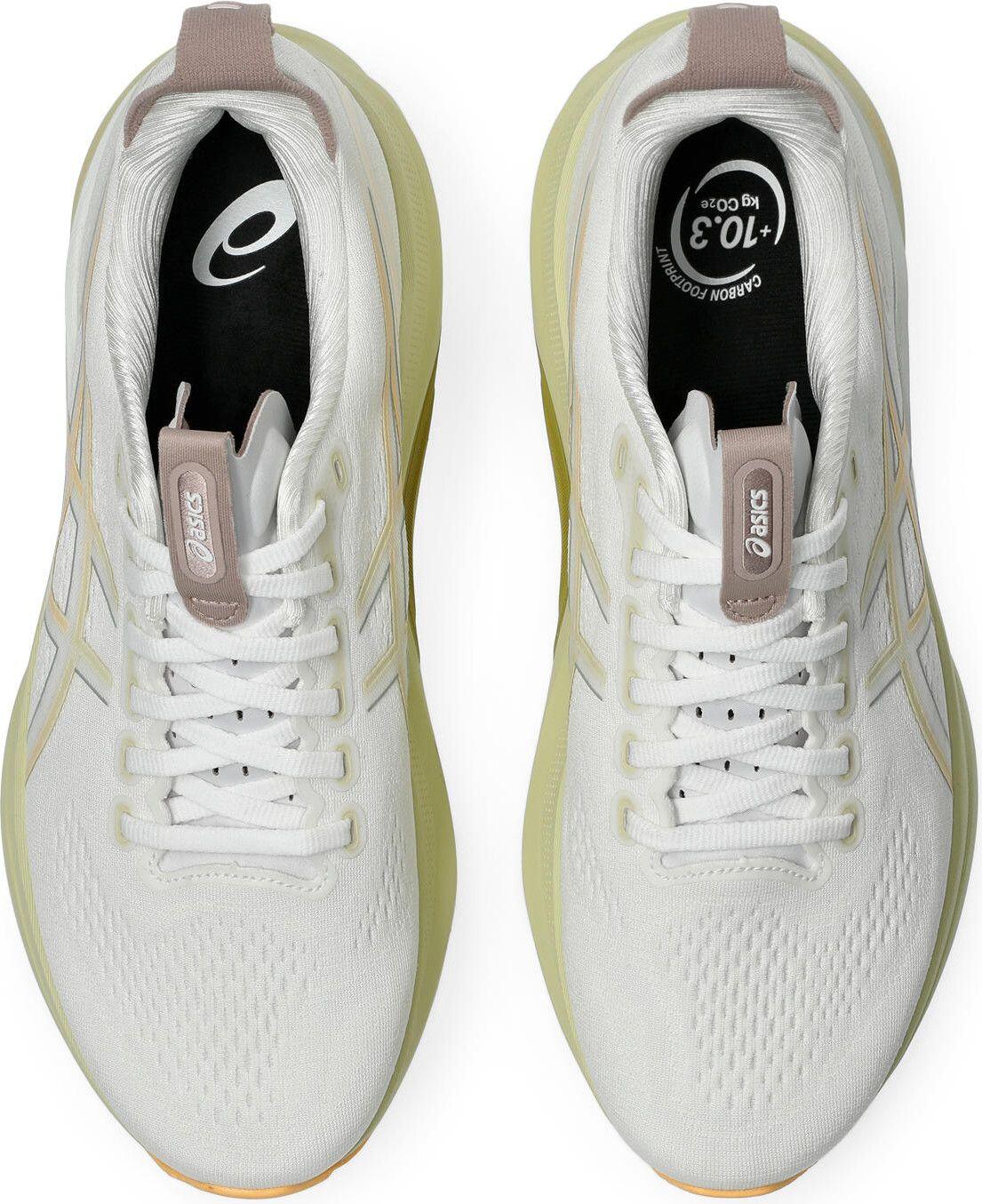 Asics Gel-Kayano 32 Running Shoes, White/Orange, Men's 3/7