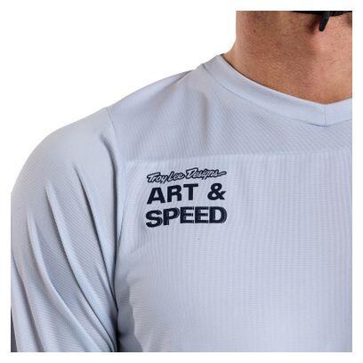 Langarm Trikot Troy Lee Designs Skyline Grau 7/7