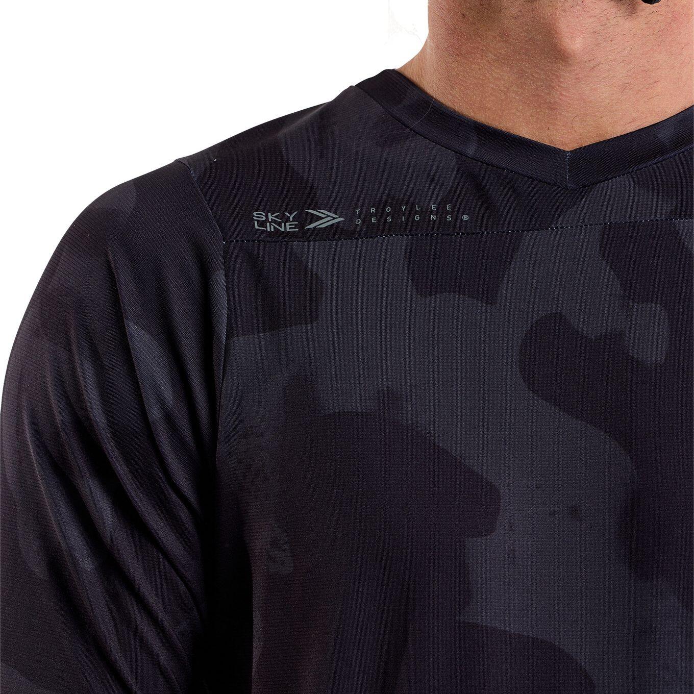 Troy Lee Designs Kurzarm Trikot Skyline Schwarz 6/7