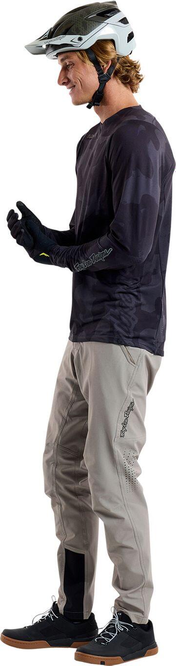 Langarm Trikot Troy Lee Designs Skyline Schwarz 4/7