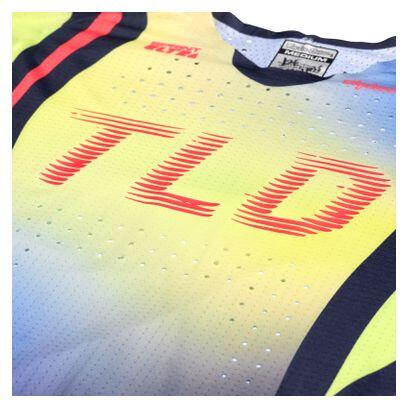 Troy Lee Designs Sprint Ultra Langarm Trikot Blau/Gelb 7/7