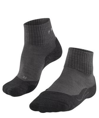 Tk2 wool short wandelsok dames wollen sokken smog