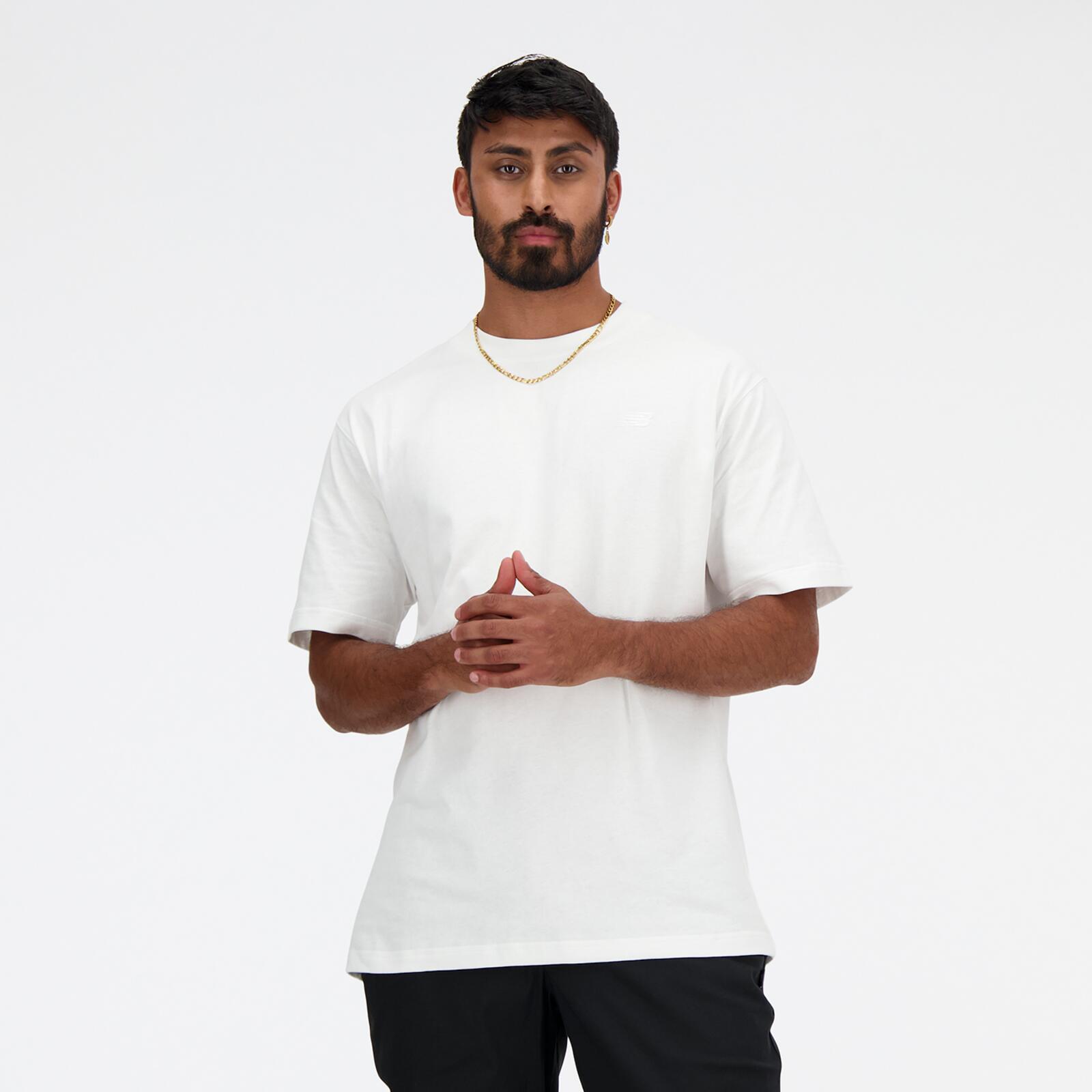 Maglia a maniche corte New balance modello MT41533WT per uomini 7/7