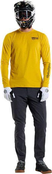 LangarmshirtTroy Lee Designs Ruckus Ride Gelb 6/7