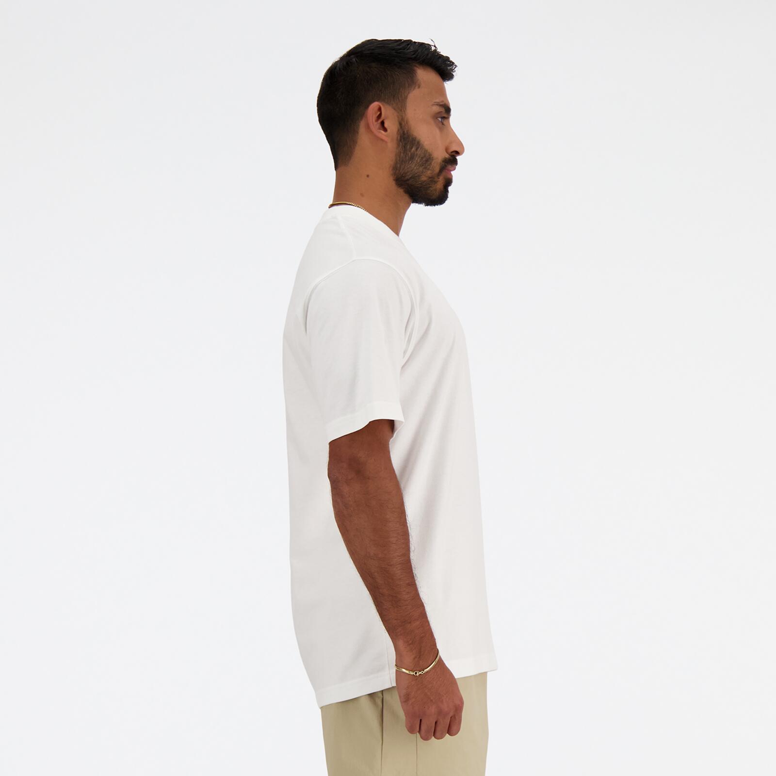 Camisetas para Hombre New balance  Blanco 6/6