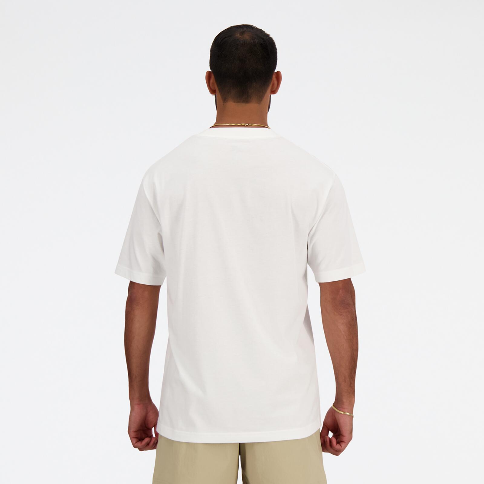 Camisetas para Hombre New balance  Blanco 5/6