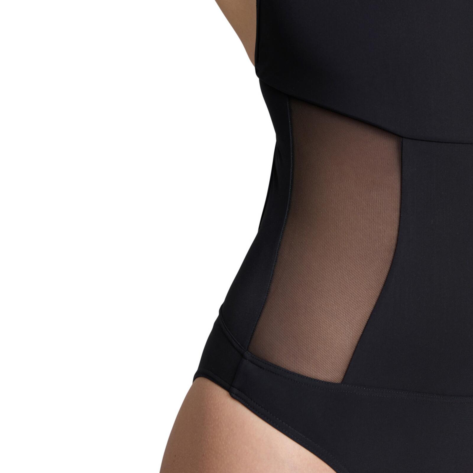 Maillot de bain Arena Mesh Panels Dos Swim pro Noir Femme 7/7