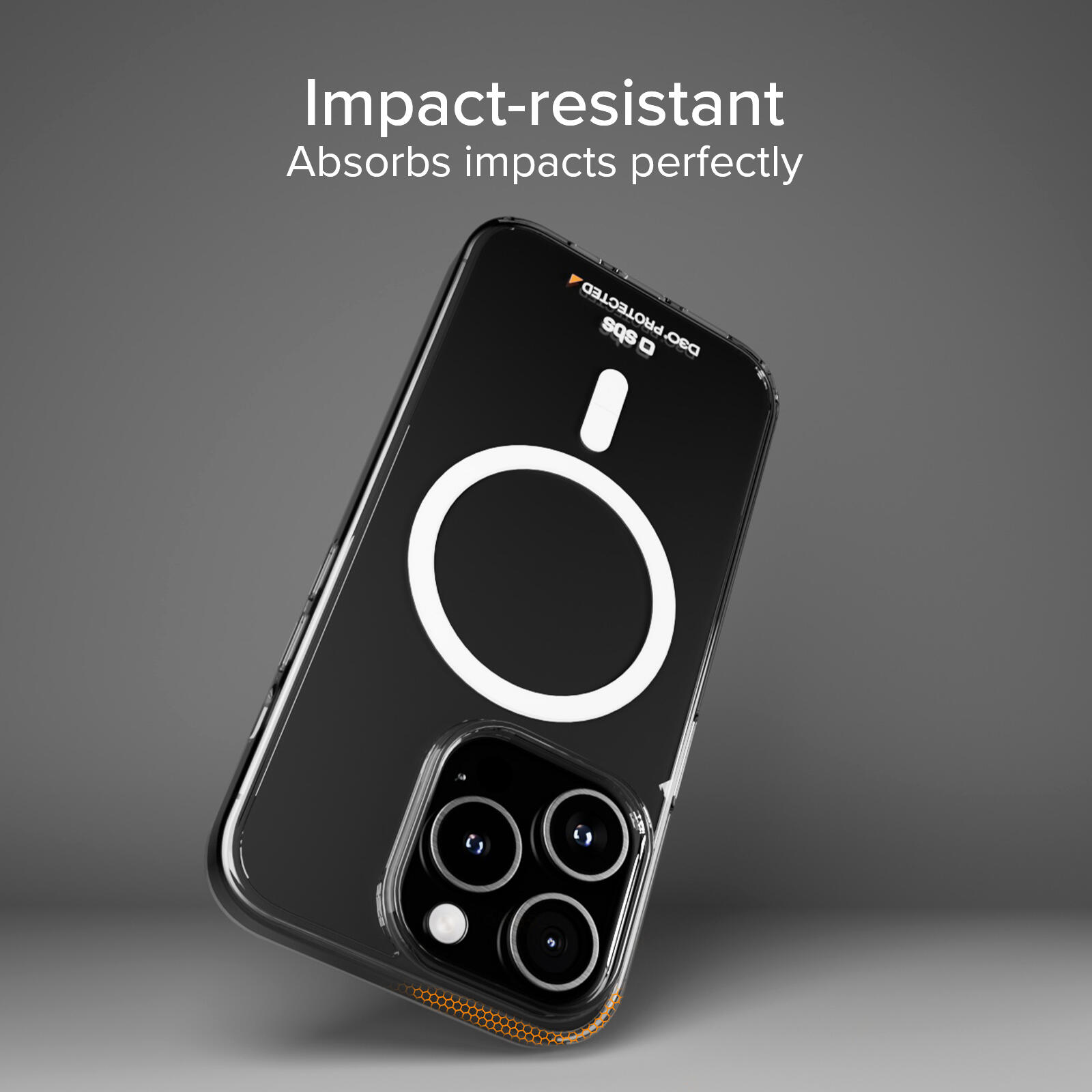 Cover ultraresistente per iPhone 15 Pro Max con tecnologia D3O 2/7