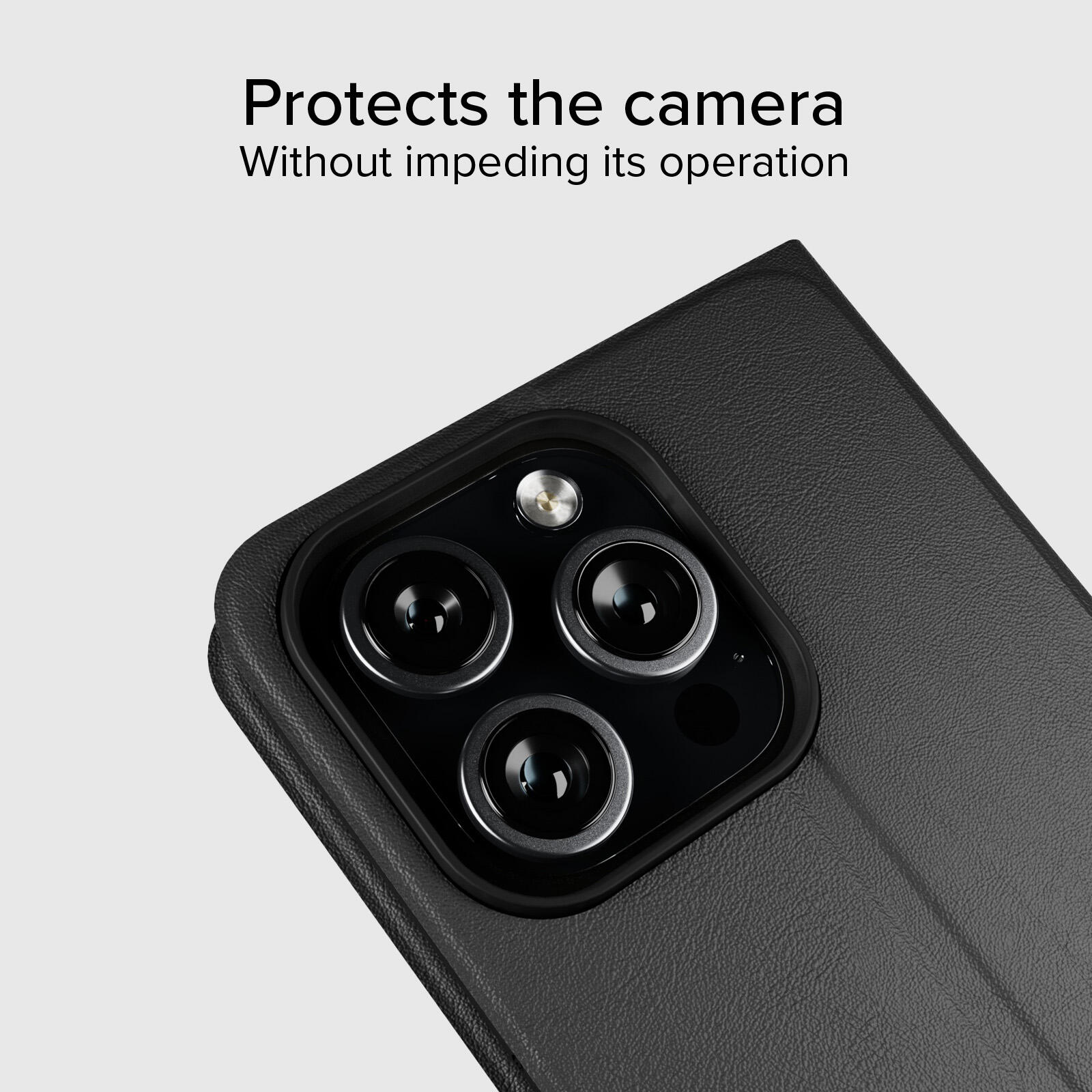 Étui portefeuille avec support pour iPhone 16 Pro Max 6/7