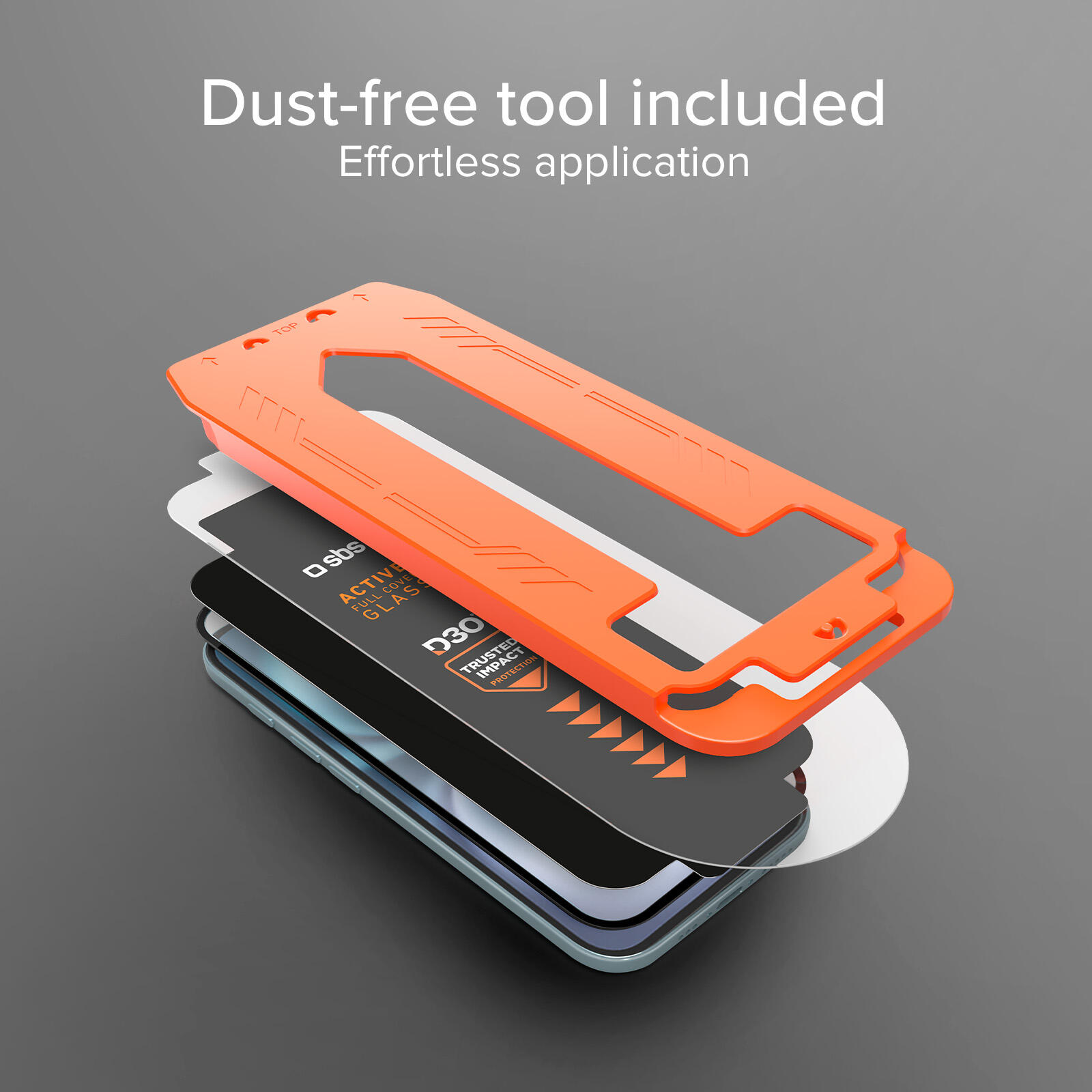 Vitre ultra-résistante pour Samsung S26 Plus avec technologie D3O et applicateur 5/7