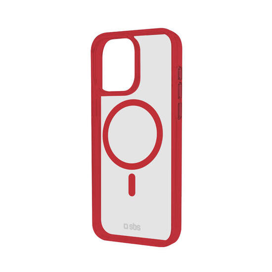 Case voor iPhone 16 Pro met gekleurde Rändern, compatibel met MagSafe Aufladung