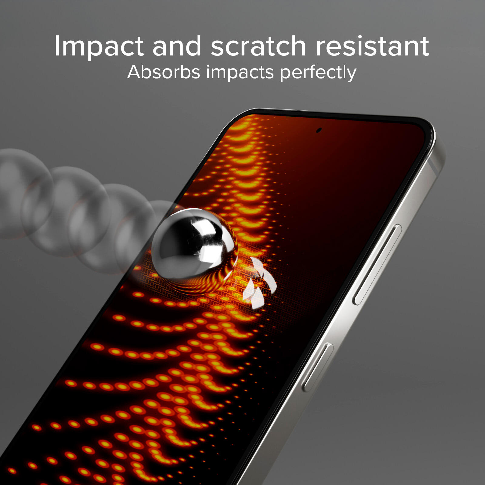 Vitre ultra-résistante pour Samsung S26 Plus avec technologie D3O et applicateur 4/7