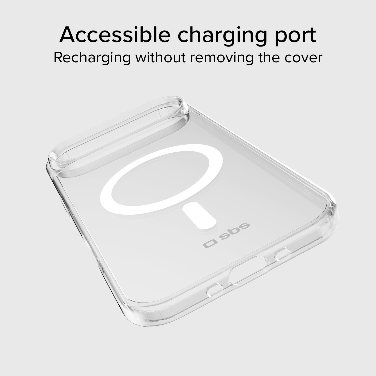 Coque transparente rigide, compatible recharge MagSafe pour iPhone Air 6/7