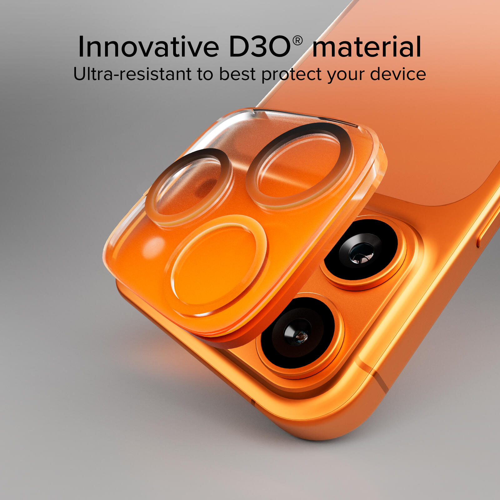 Vetro per fotocamera dell'iPhone 17 Pro, con materiale D3O 5/6