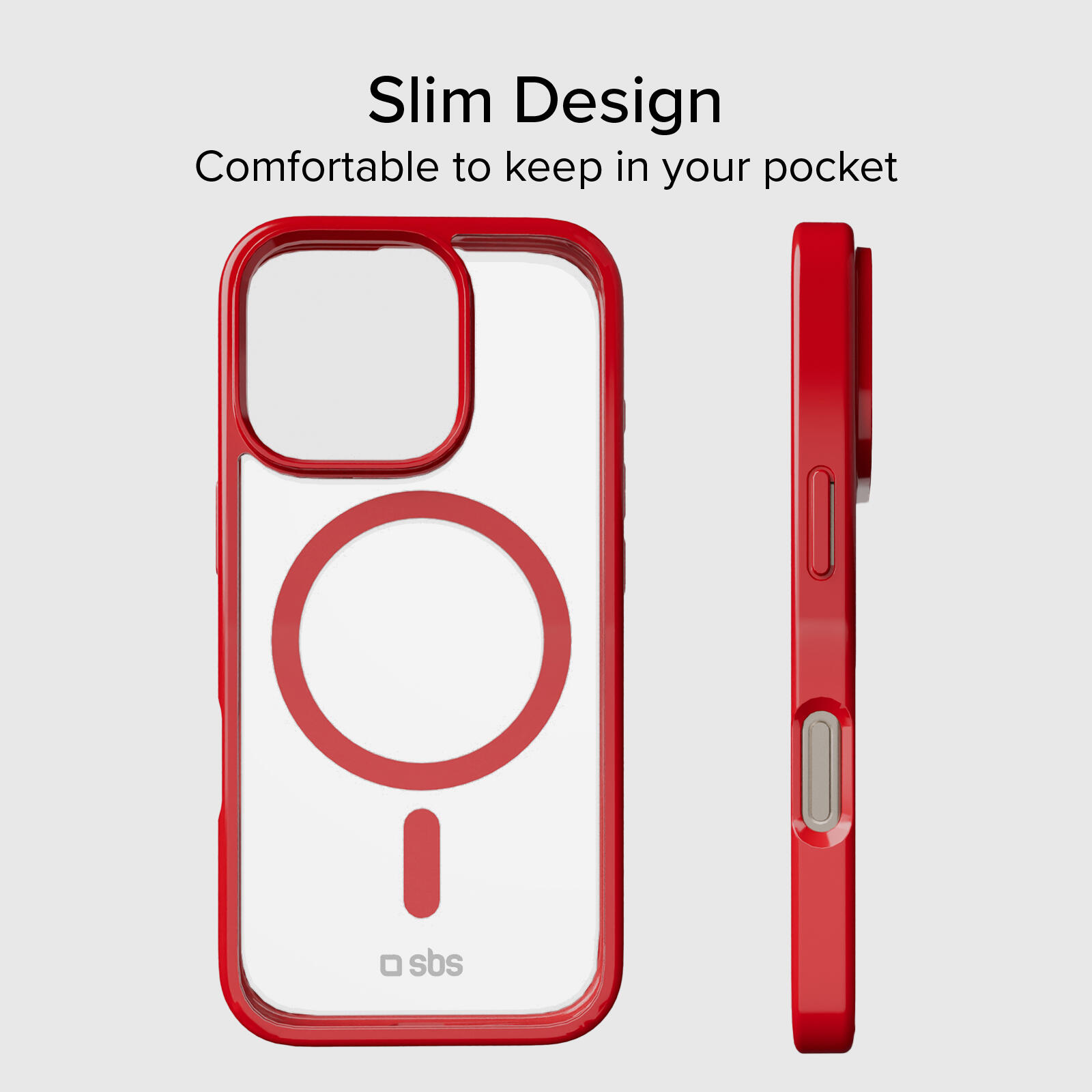 Coque iPhone 16 Pro bords colorés compatible MagSafe 7/7