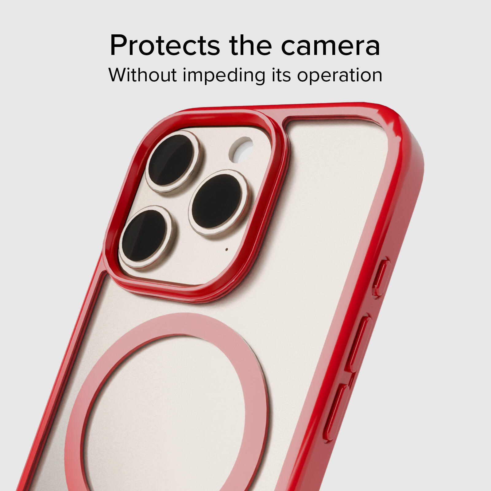 Coque iPhone 16 Pro bords colorés compatible MagSafe 4/7