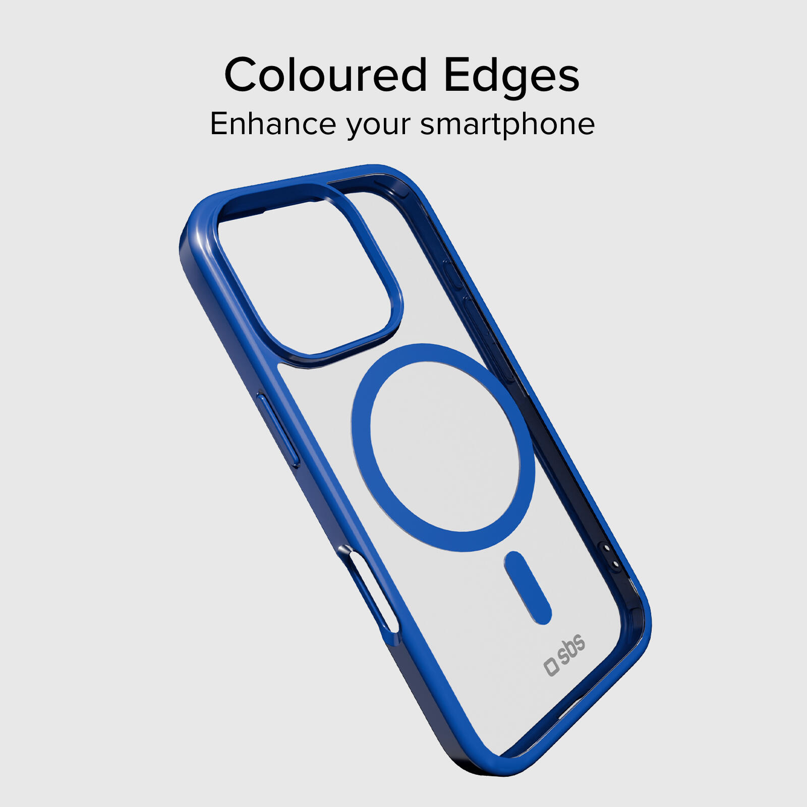 Coque iPhone 16 Pro bords colorés compatible MagSafe 2/7