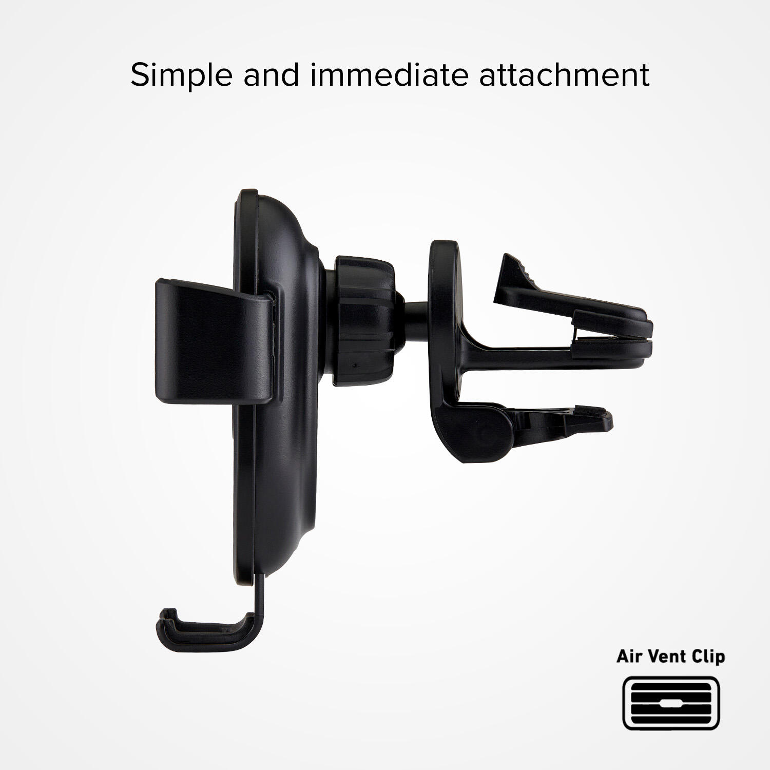 Support auto sans fil Gravity avec recharge sans fil 10 W 3/4