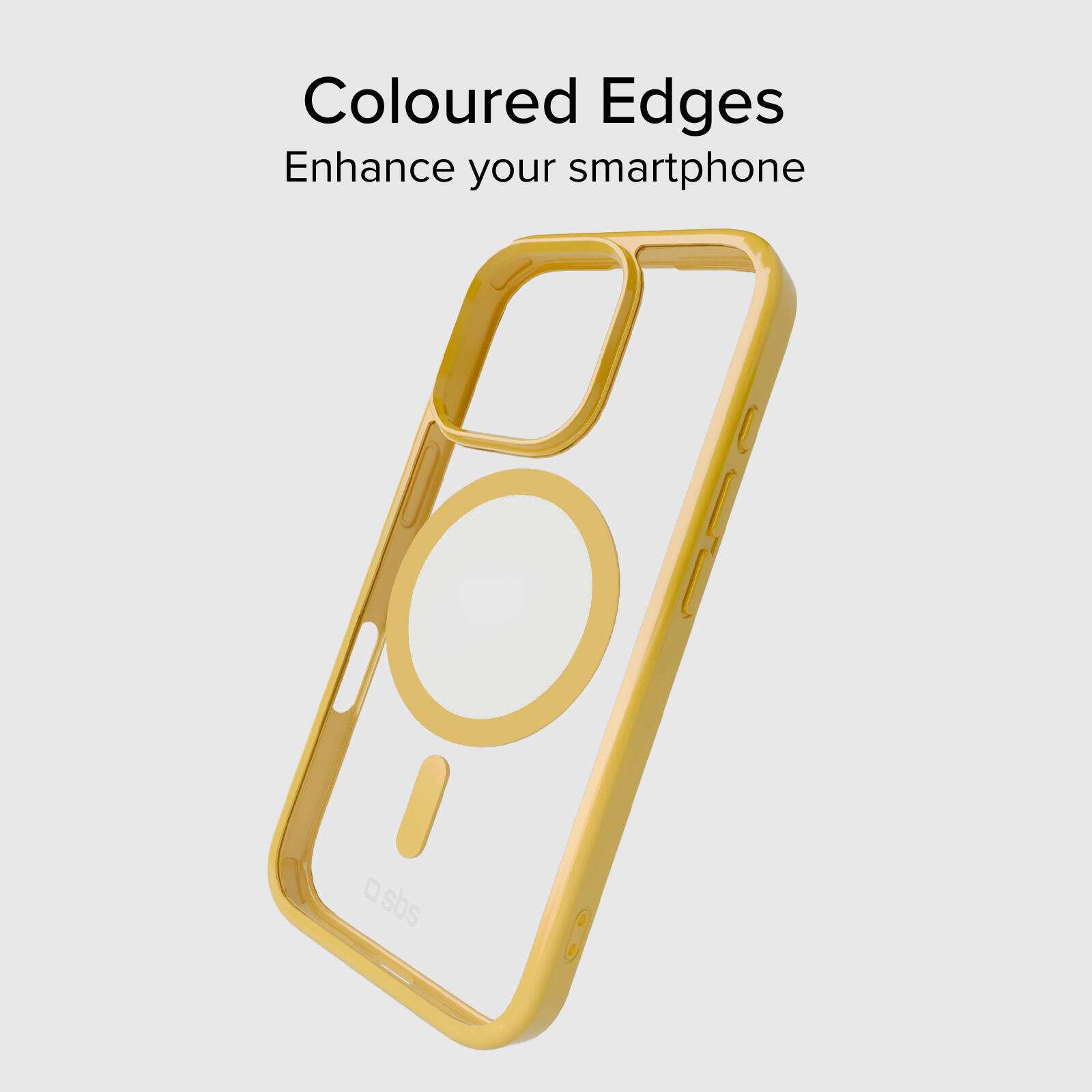 Coque iPhone 16 Pro bords colorés compatible MagSafe 2/7