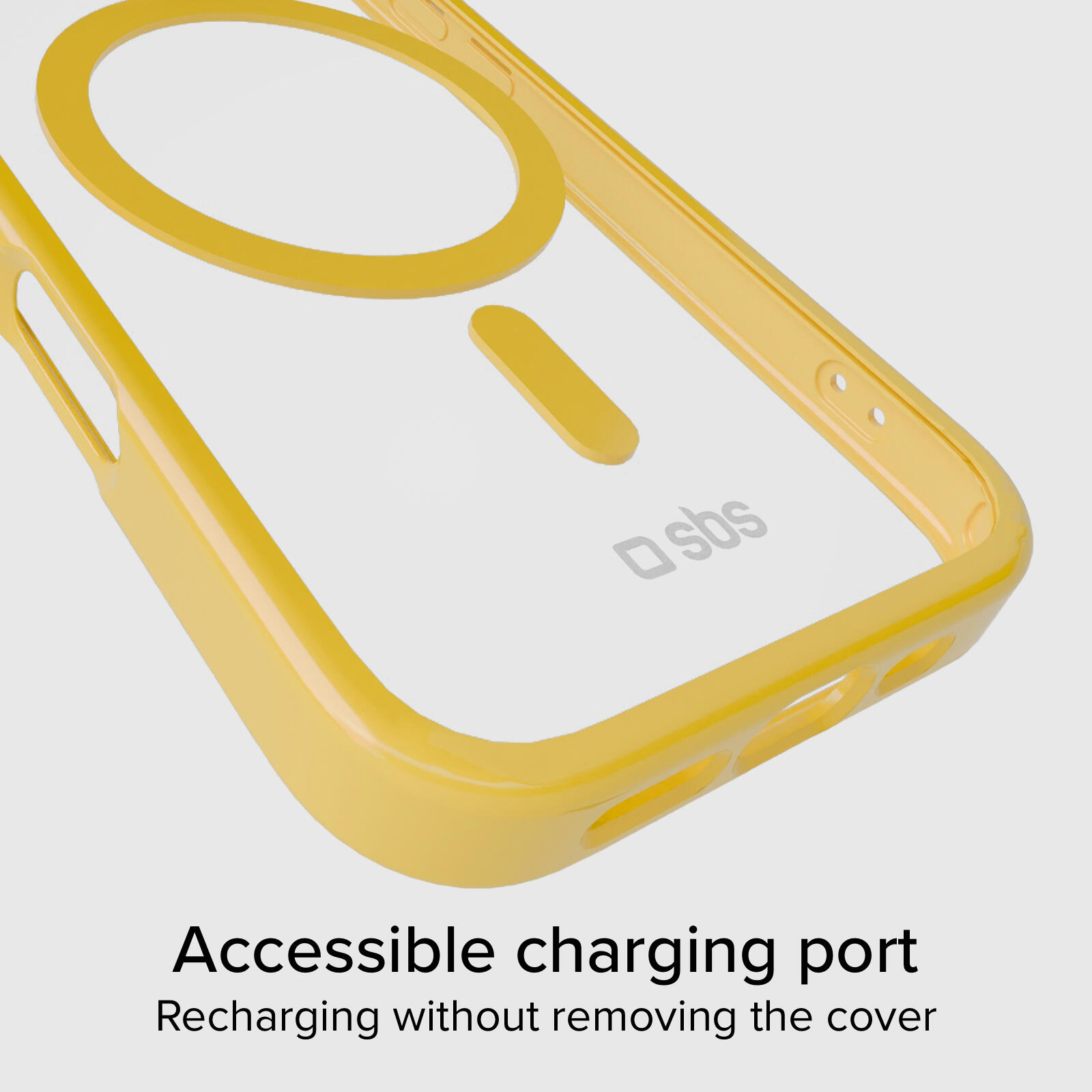 Coque iPhone 16 Pro bords colorés compatible MagSafe 6/7