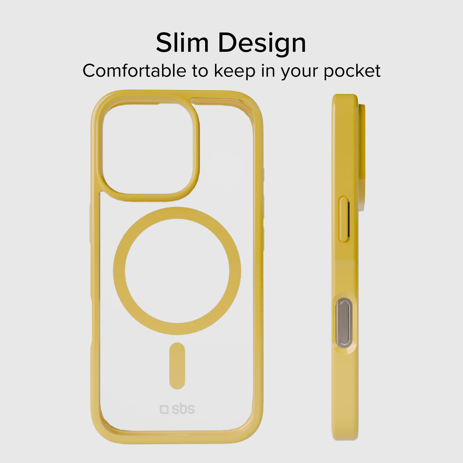 Coque iPhone 16 Pro bords colorés compatible MagSafe 7/7