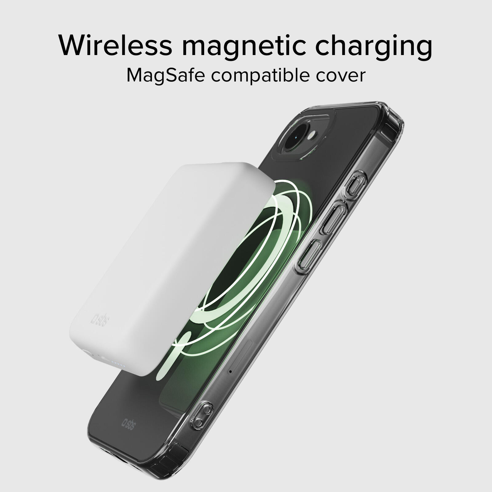 Coque transparente rigide, compatible recharge MagSafe pour iPhone 17e/16e 5/7