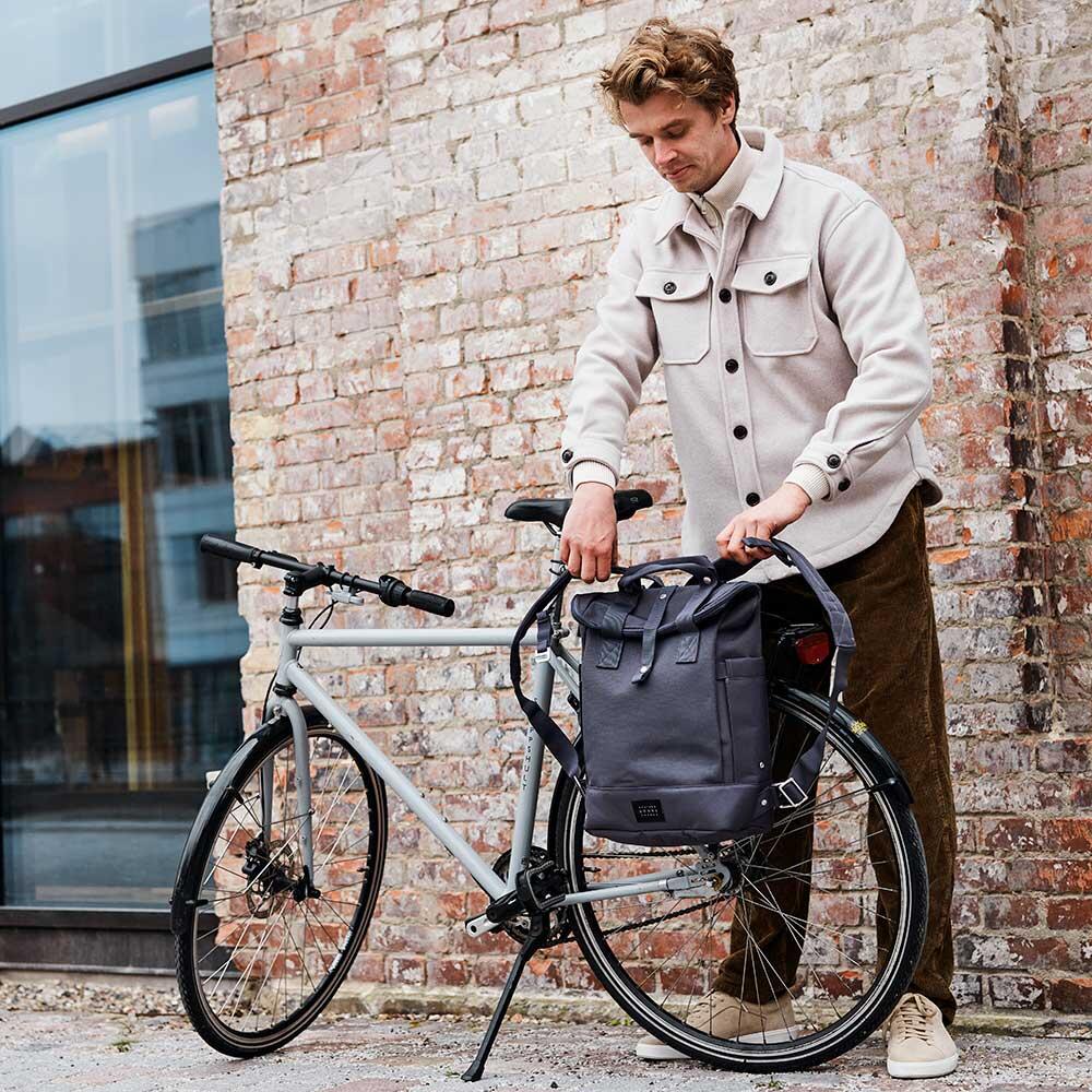 Weathergoods Sweden CITY Bikepack zaino da bici blu 2/7