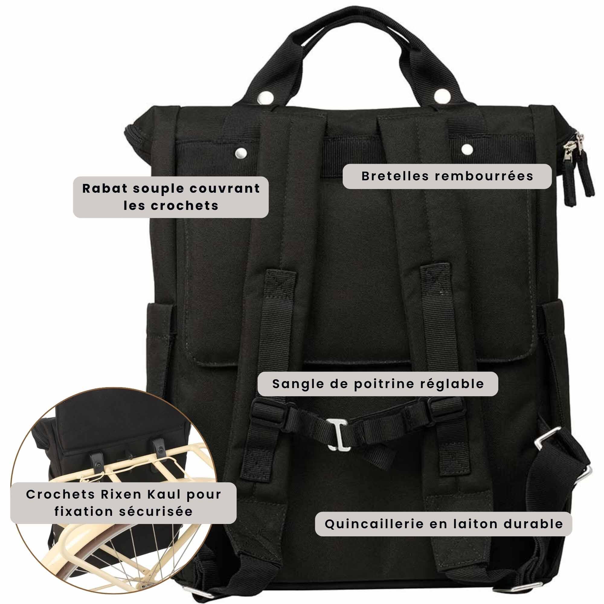 Weathergoods Sweden CITY Bikepack XL 24L preto 5/7