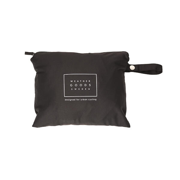 Weathergoods Sweden Imbris poncho impermeabile nero M 4/7