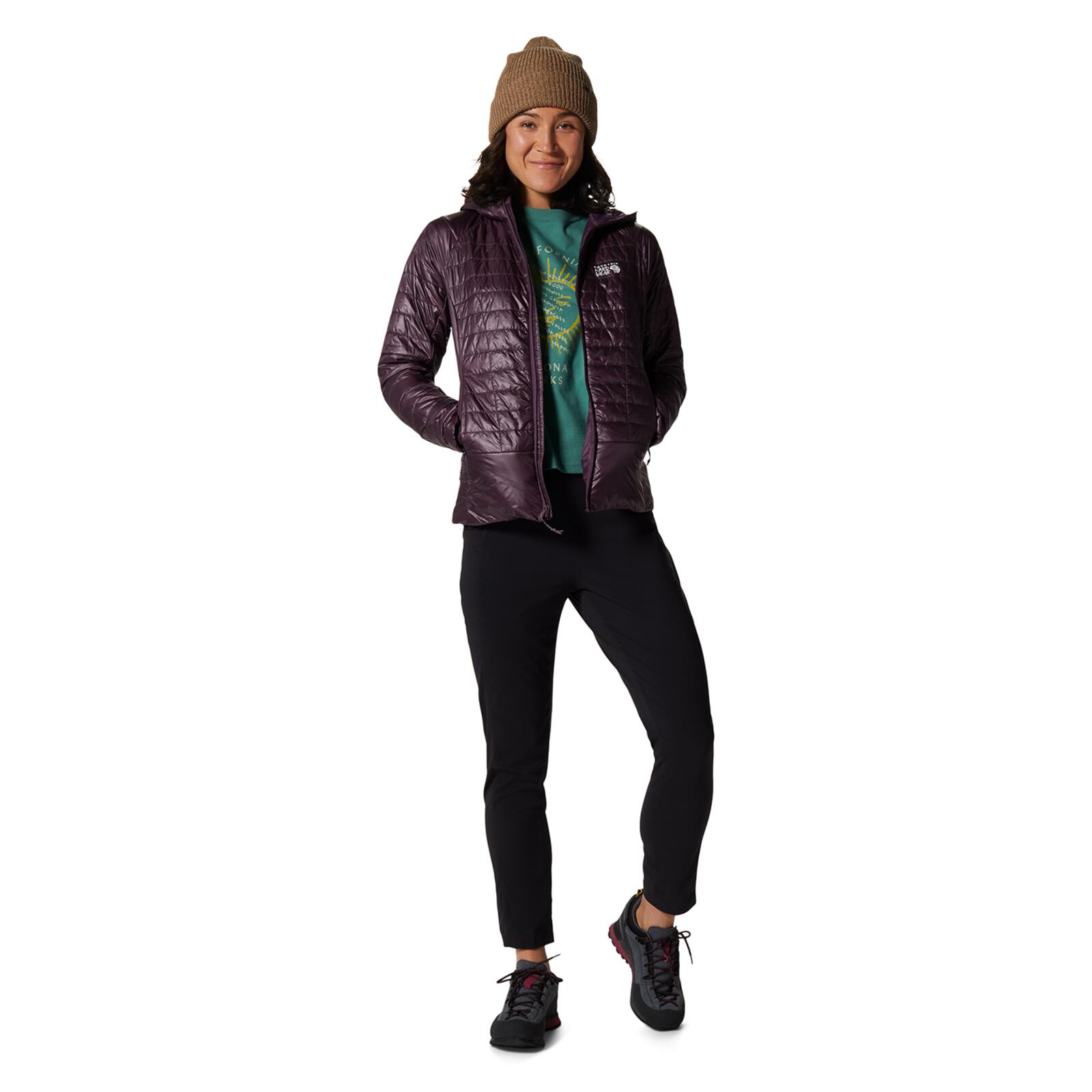 Pantalons de randonnée pour femmes Dynama High Rise Ankle 7/7