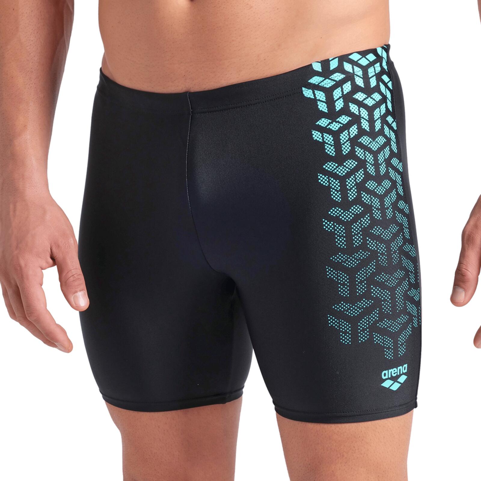Arena Zwemjammer Kikko V Mid Graphic Blauw / Zwart 7/7