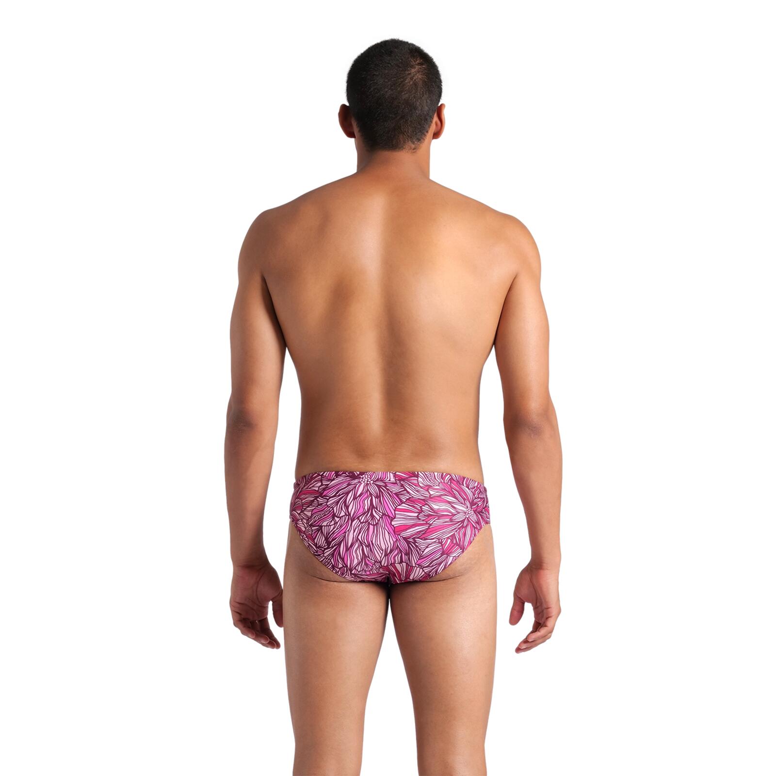 Pool-Flip-Flops Arena Pink Dahlia Swim Briefs 6/7