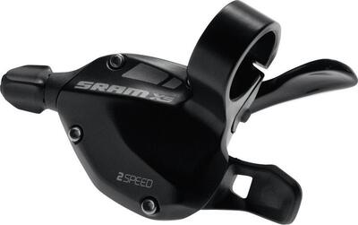 Sram x5 trigger voor 3 x 9 speed zwart